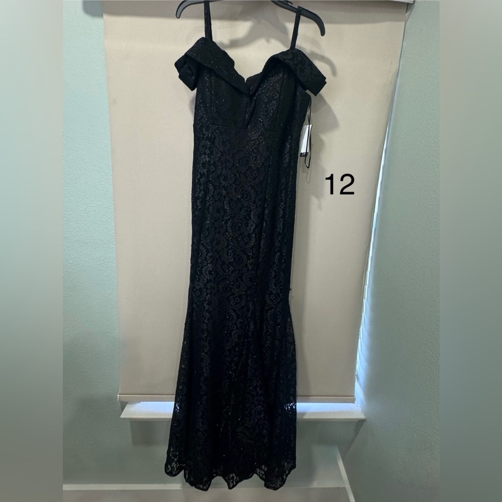 Elegant Black Lace Gown
